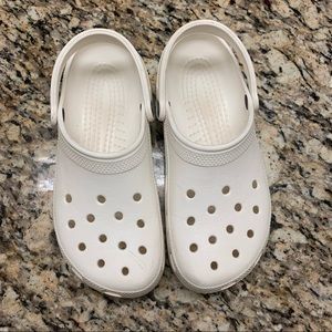 White Crocs